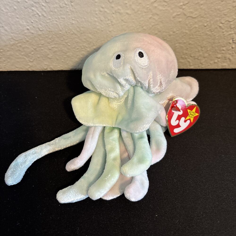 Ty Beanie Baby Goochy the Jellyfish DOB November 18, 1998